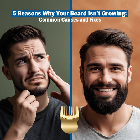 5 Reasons Why your beard isn't growing : common causes and fixes