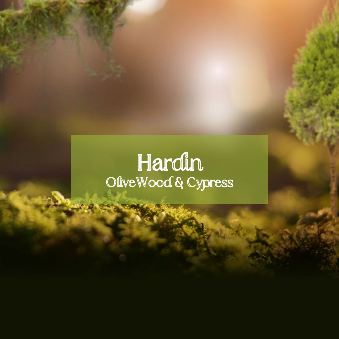 Hardin Mustache Wax - Olivewood, Cypress