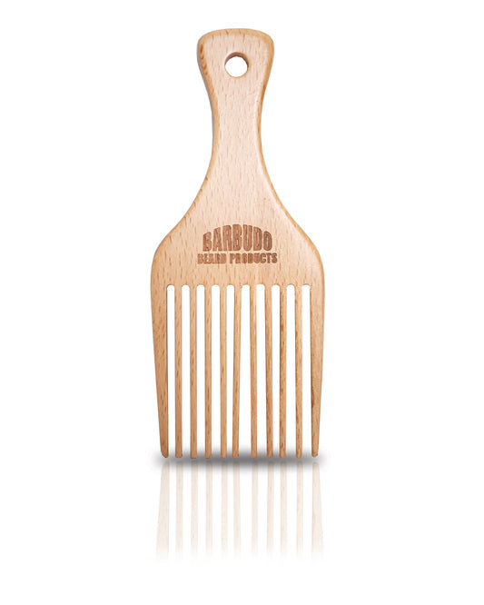 Wood Beard Pick
