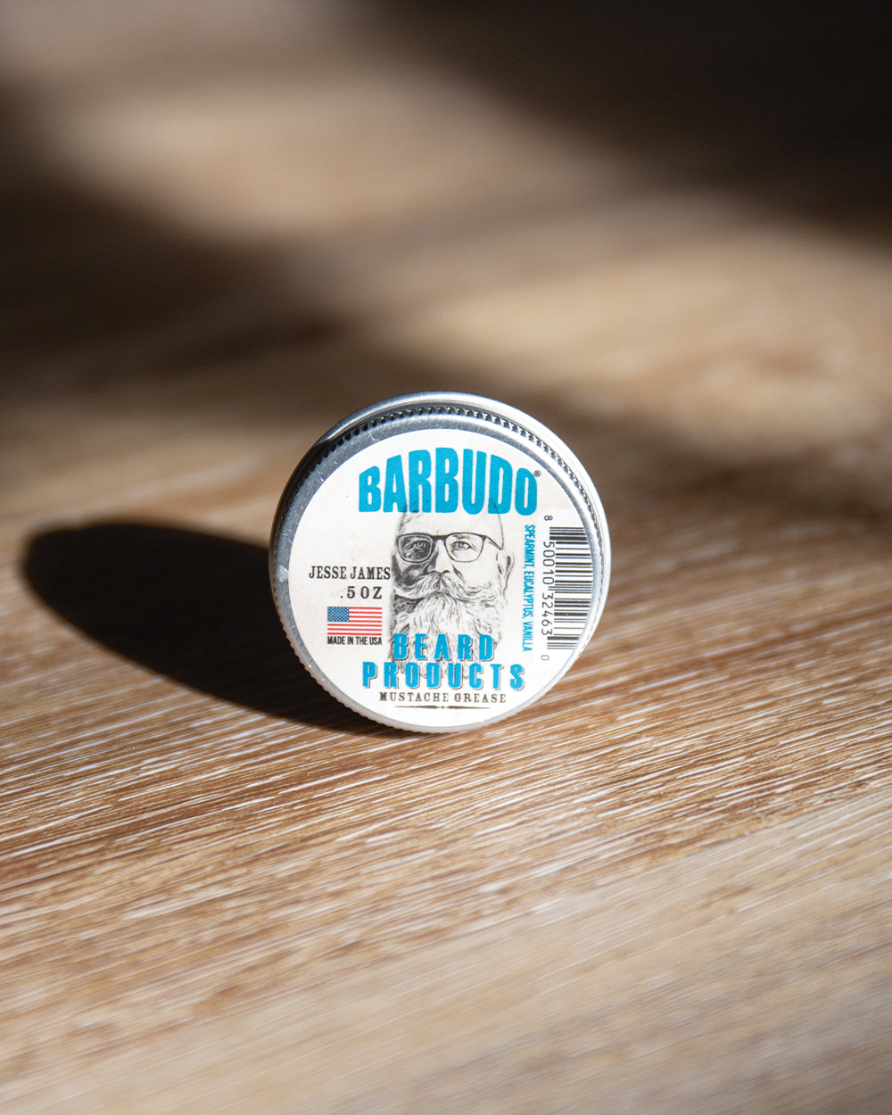 Jesse James Mustache Wax - Spearmint, Eucalyptus, Vanilla