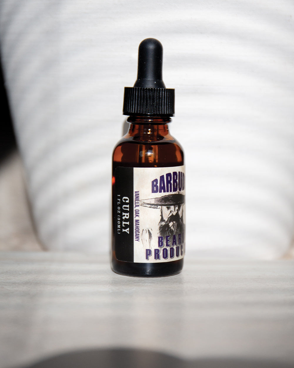 Curly Oil - Vanilla, Oak, Mahogany