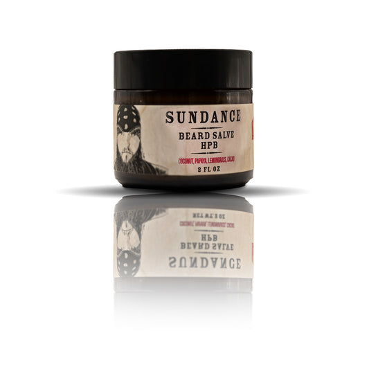 SUNDANCE BEARD SALVE HPB - Coconut, Papaya, Lemongrass, and Cacao